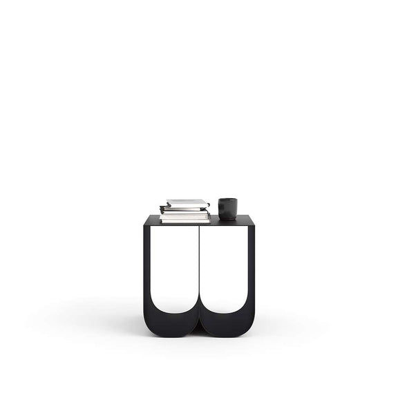 Dekorativní stůl KOVU - matně černý