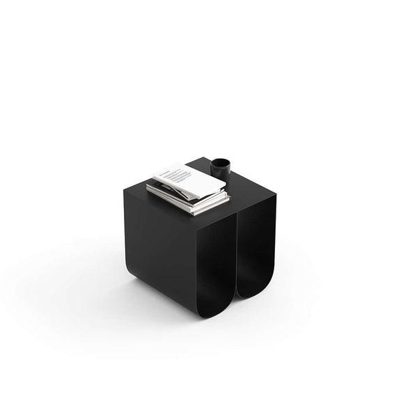 Dekorativní stůl KOVU - matně černý