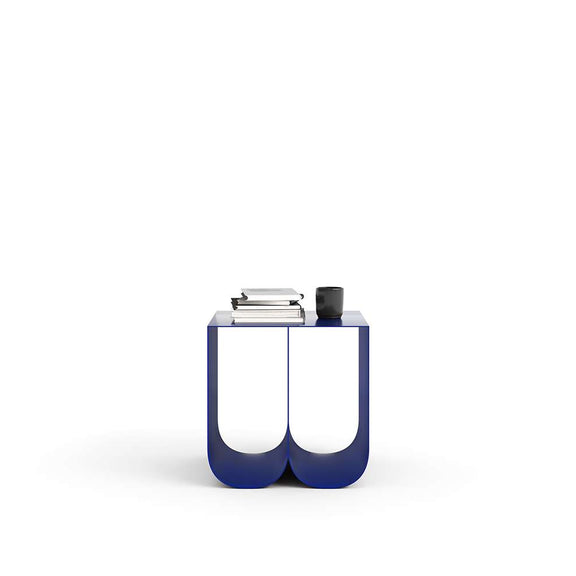 Dekorativní stůl KOVU - ultramarínová