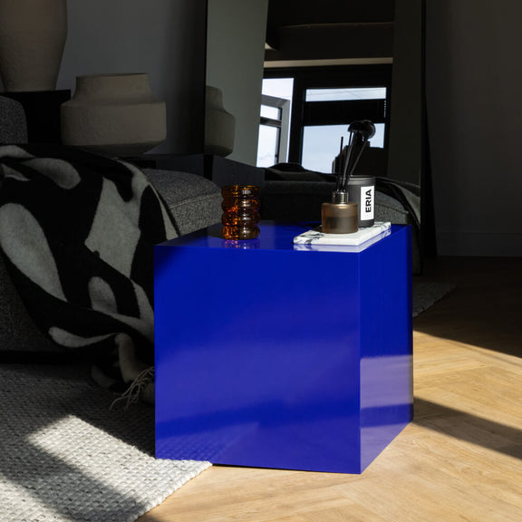 Odkládací stolek KOVU - ultramarínová