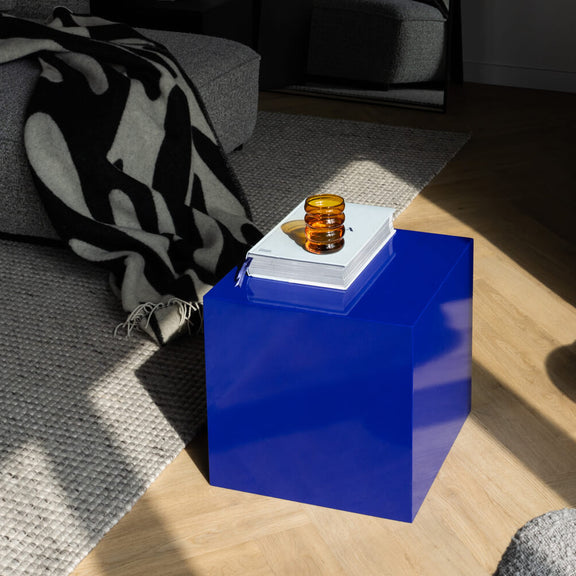 Odkládací stolek KOVU - ultramarínová