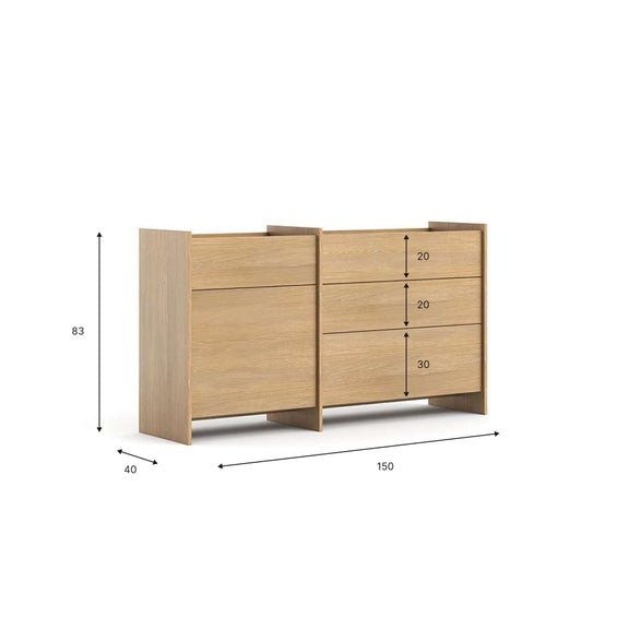 Malá komoda Clea - dub Gaja