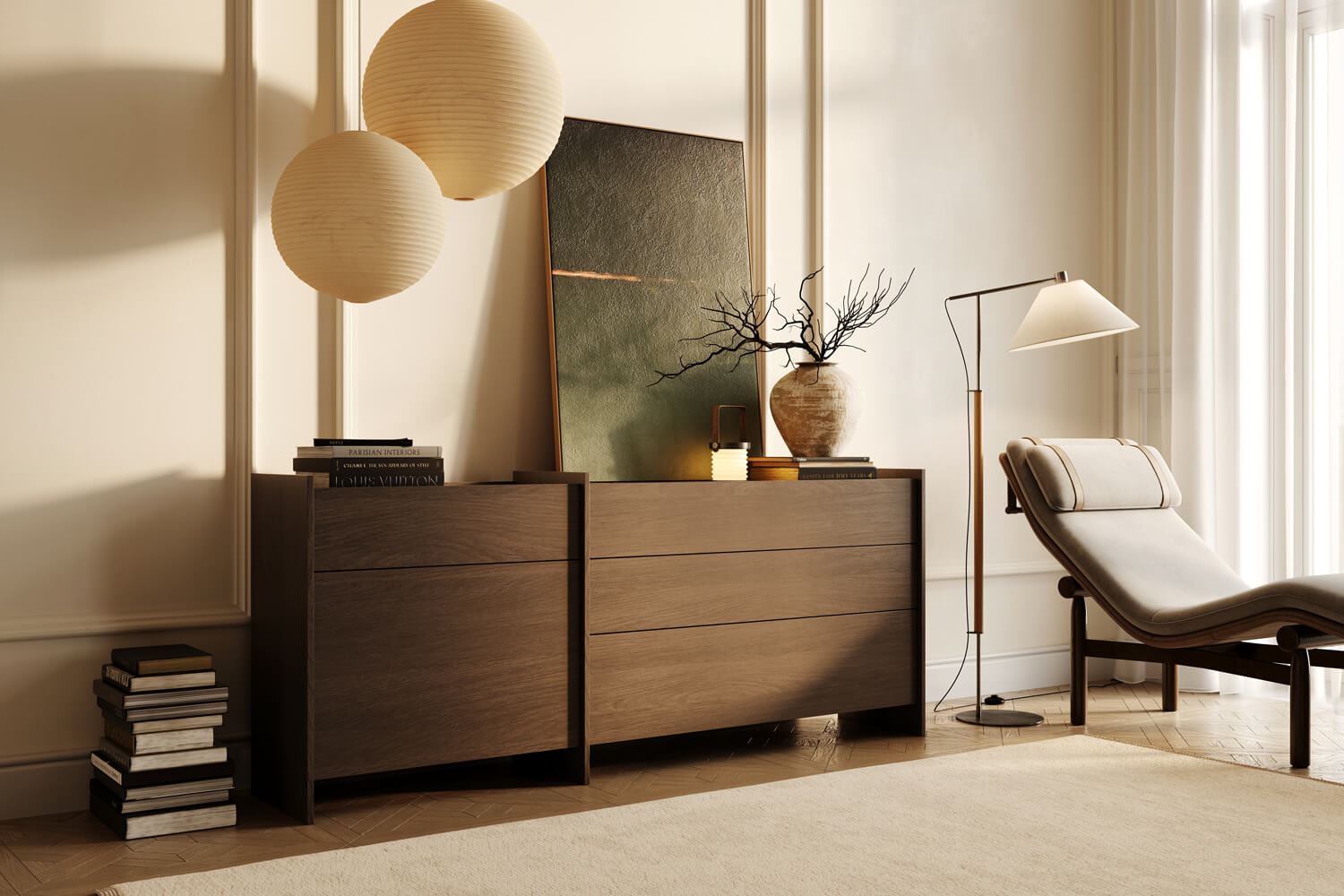 Velká komoda Clea - dub Dunin