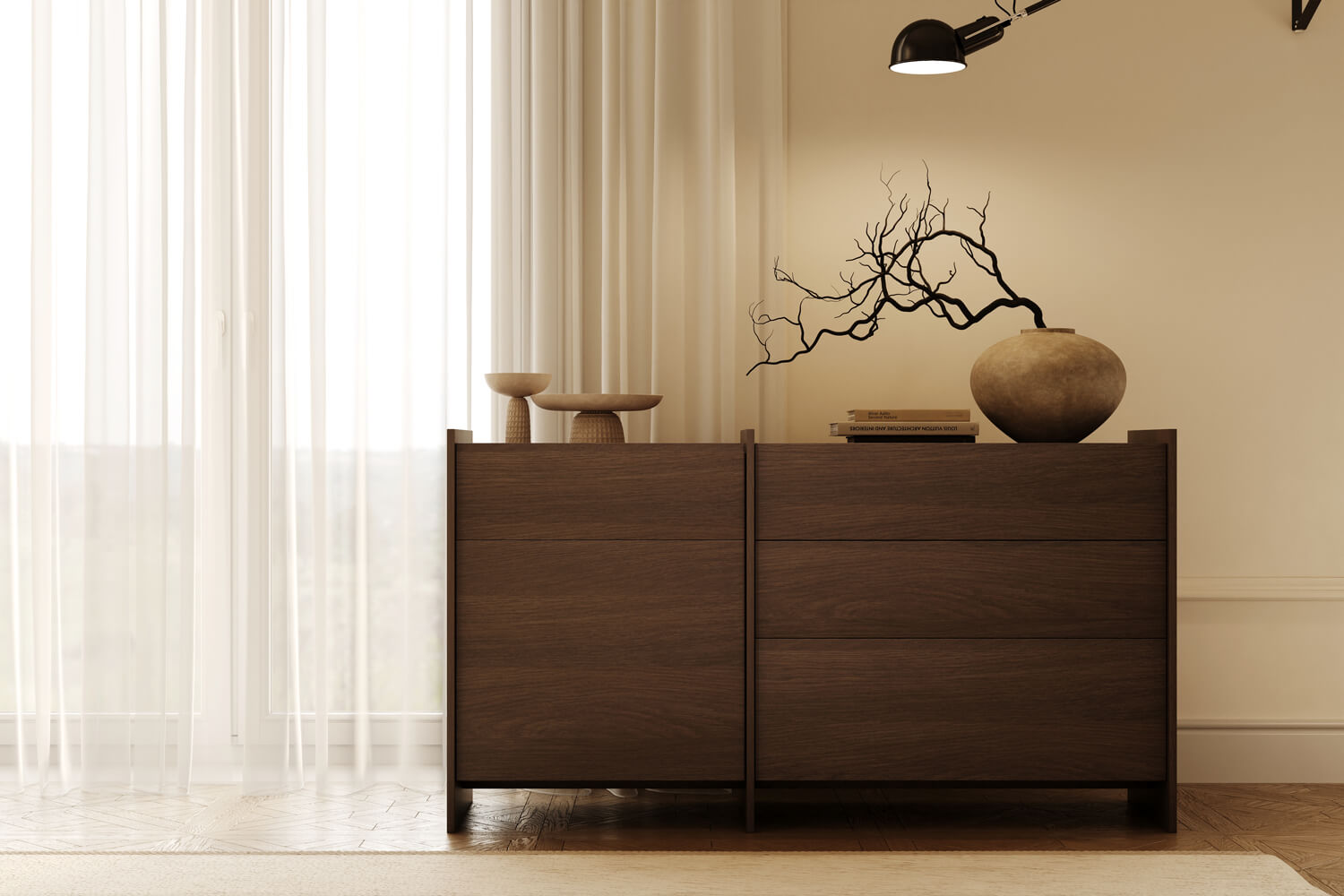 Malá komoda Clea - dub Dunin