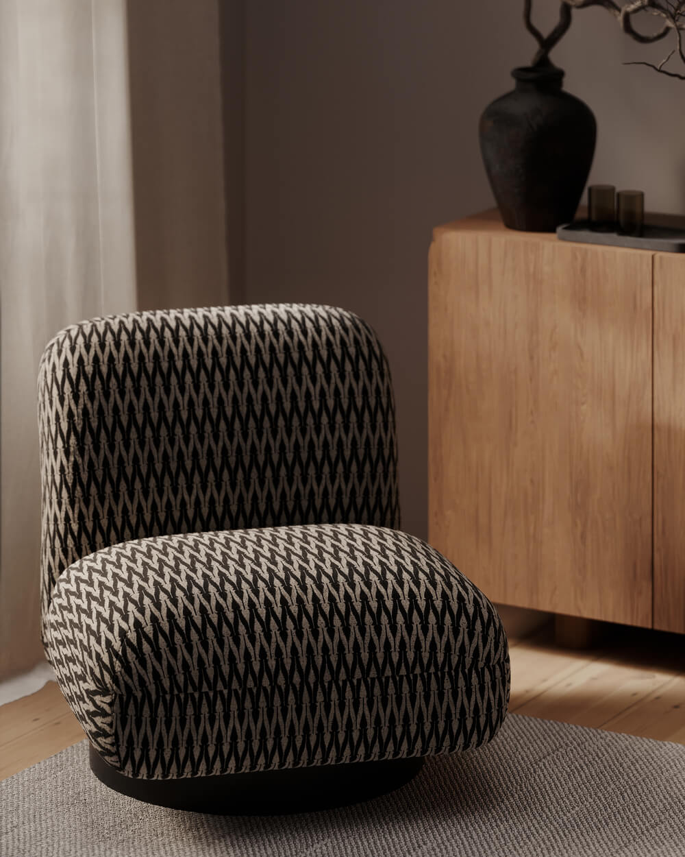 Křeslo Graff s otočnou základnou