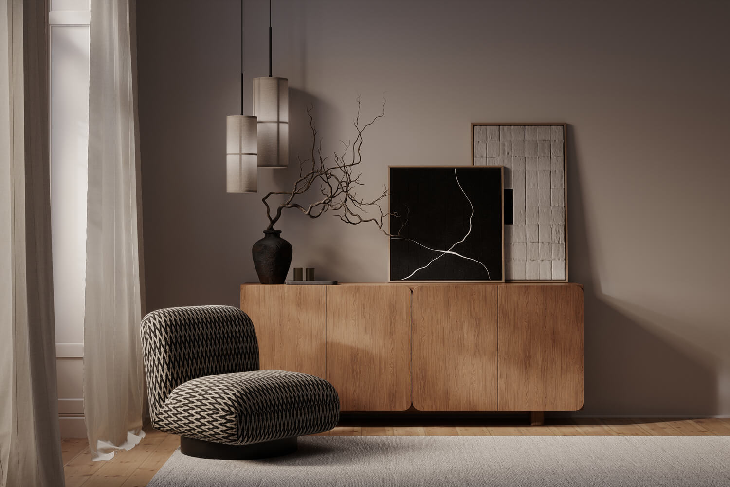 Křeslo Graff s otočnou základnou