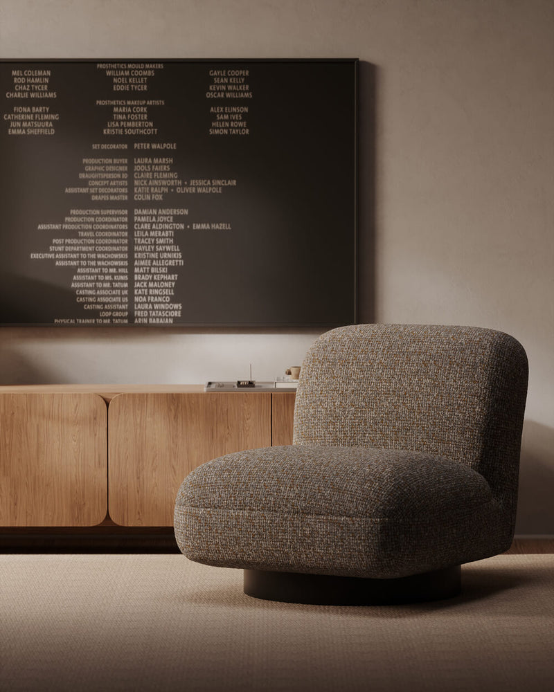 Křeslo Onde s otočnou základnou