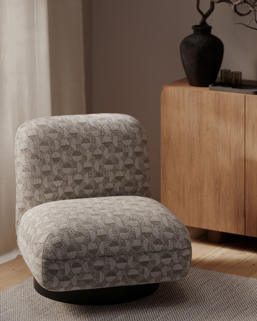 Křeslo Onde s otočnou základnou