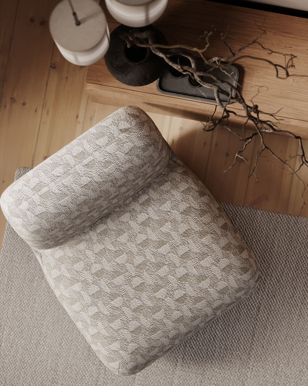 Křeslo Onde s otočnou základnou