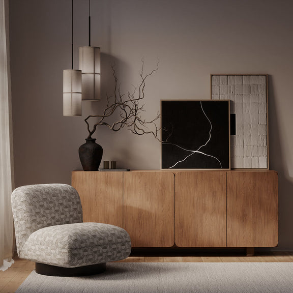 Křeslo Onde s otočnou základnou