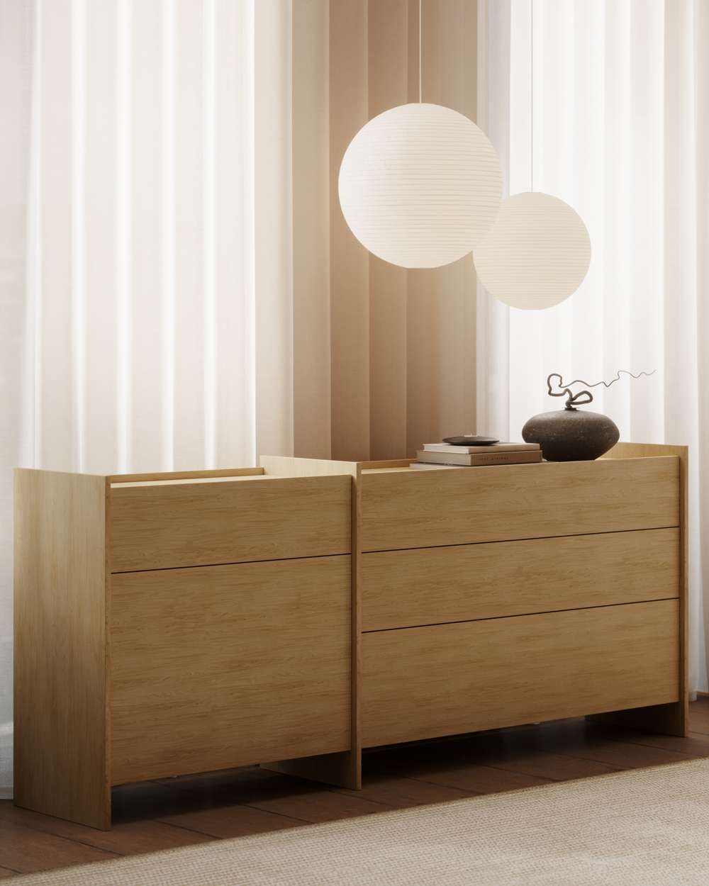 Velká komoda Clea - dub Gaja