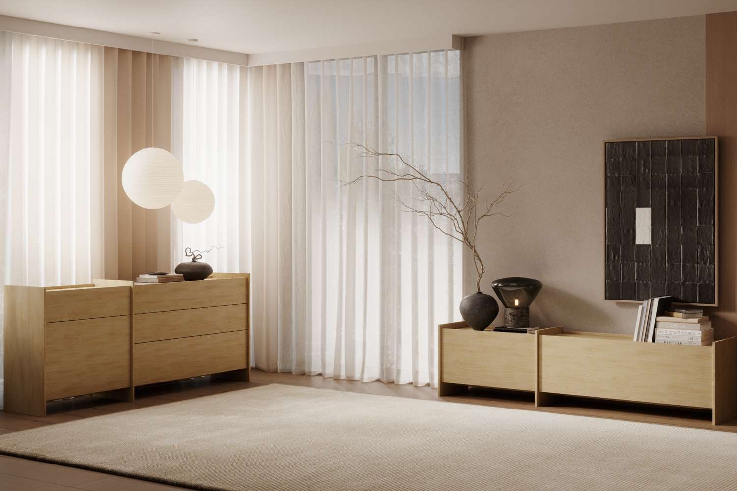 Velká komoda Clea - dub Gaja