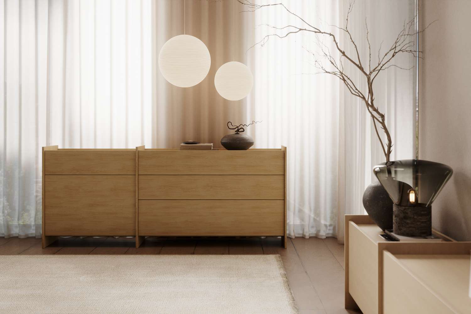 Velká komoda Clea - dub Gaja