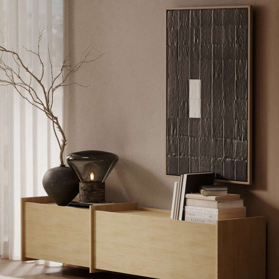 Závěsná TV skříňka Clea - dub Gaja