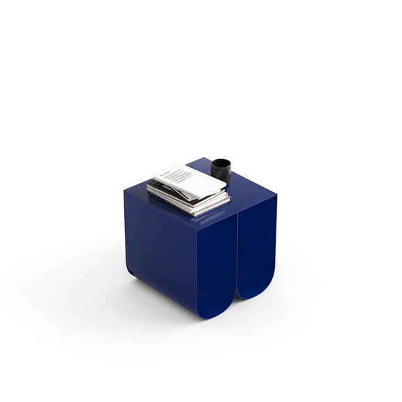 Dekorativní stůl KOVU - ultramarínová