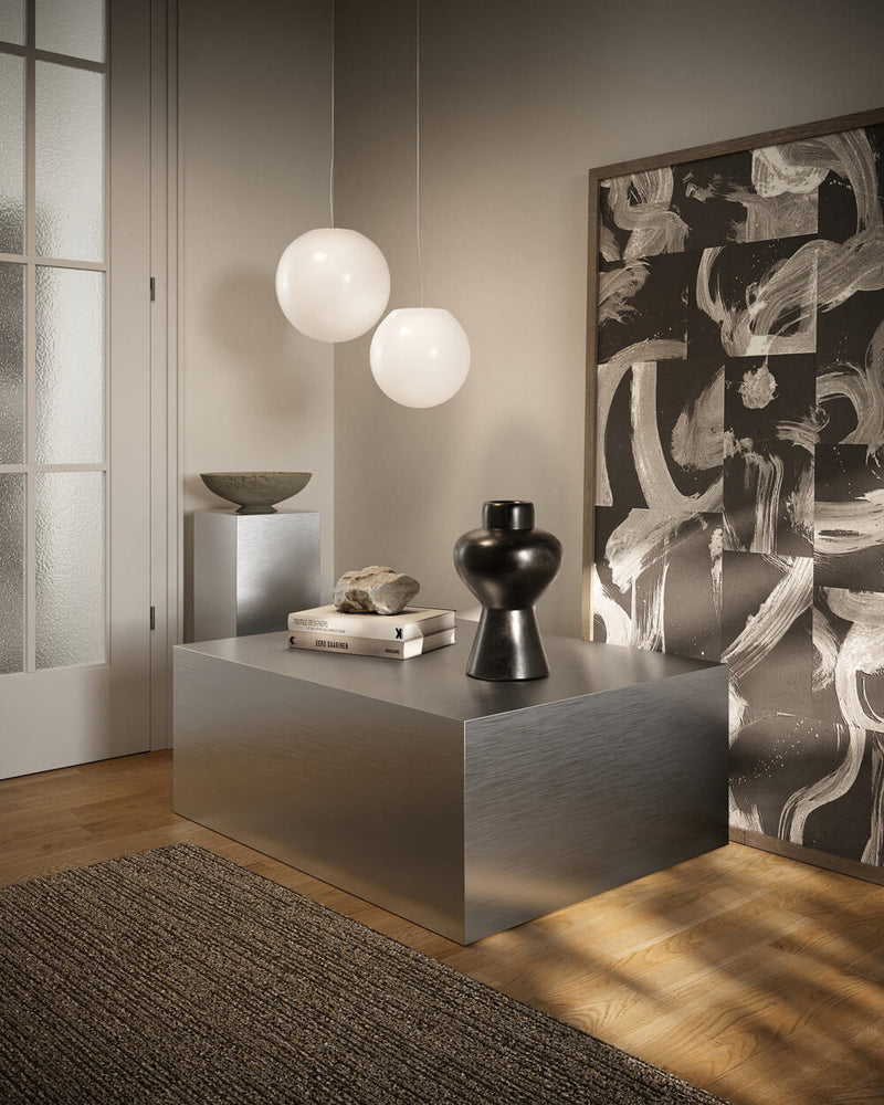 Odkládací stolek KOVU - vínový