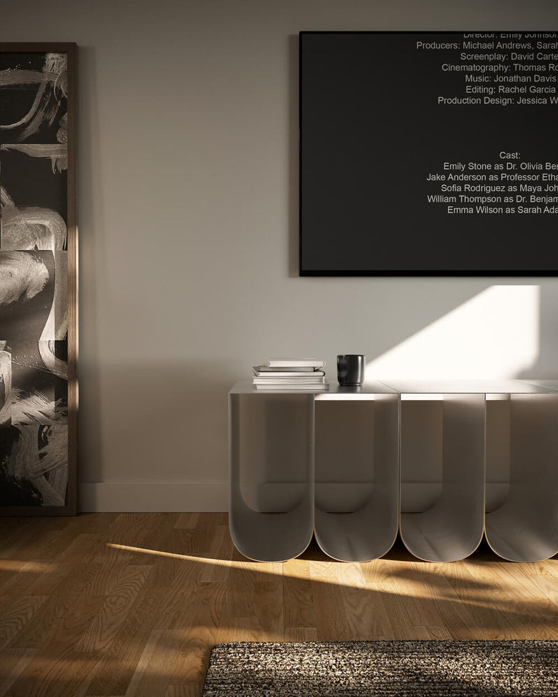 Odkládací stolek KOVU - vínový