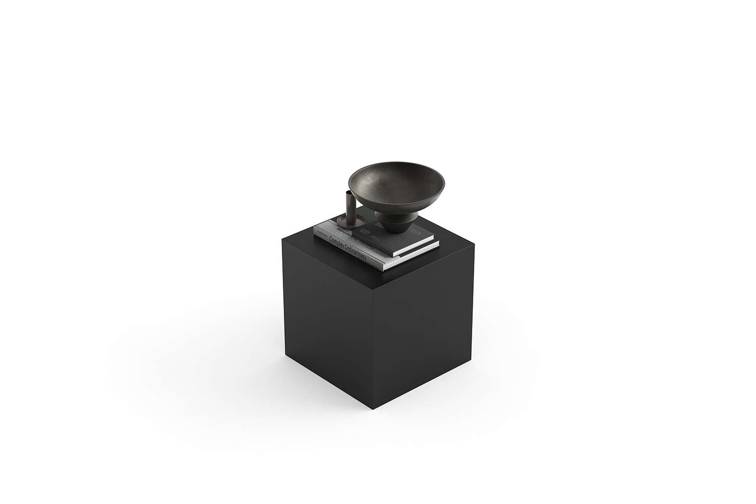 KOVU Odkládací stolek - matně černý