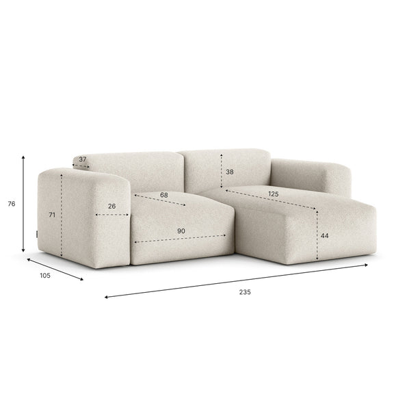 Rohová pohovka Mini Kloo